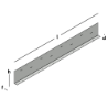 Afbeeldingen van GB Metalen randkist 90° 260x2000 1,5 Sendzimir Verzinkt