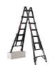 Afbeeldingen van Altrex vouwladder Velocity Black Pro - 4x6 sporten - 7.68 meter werkhoogte