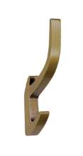 Afbeeldingen van Siro Kapstokhaak metaal - boorafstand 32mm/L 150mm/H 71mm/B 15mm vintage goud 