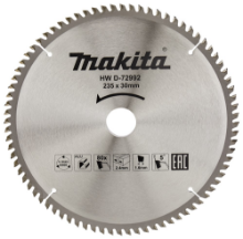 Afbeeldingen van Makita zaagblad D-72992 - 235x30 HM 80T - voor aluminium 