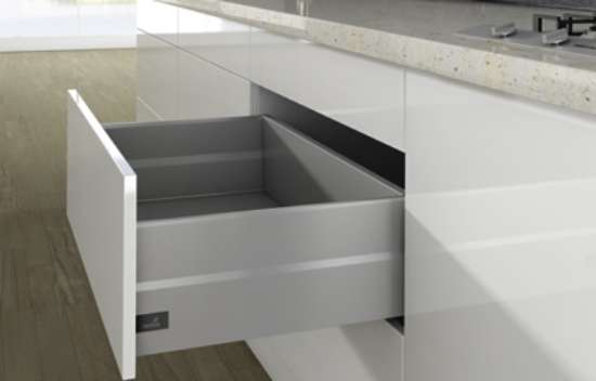 Afbeeldingen van Frontlade Set TopSide H218/126 L500 Zilver