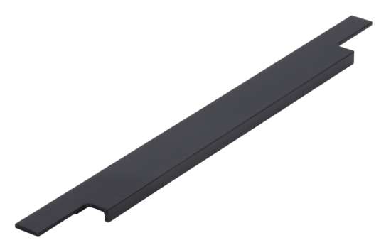 Afbeeldingen van Siro Handgreep metaal - L 395mm/H 38mm/B 13mm mat zwart 