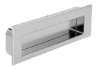 Afbeeldingen van Siro Schelpgreep metaal - boorafstand 96mm/L 112mm/H 13mm/B 38mm chroom glanzend/mat 