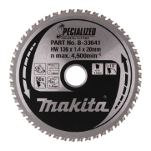 Afbeeldingen van Makita hm zaagb 136X20X1.4 50T A B-33641