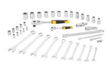 Afbeeldingen van STANLEY Dopsleutelset 1/4" + 1/2" + ringsteeksleutels - 41 delig STMT82832-1