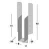 Afbeeldingen van GB raveeldrager met strip - 190/32x125x1mm - sendzimir verzinkt