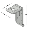 Afbeeldingen van GB XL-Hoek 100x150 70x5 Zink-Magnesium