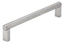 Afbeeldingen van Siro Meubelgreep metaal - boorafstand 192mm/L 204mm/H 40mm/B 14mm - RVS 