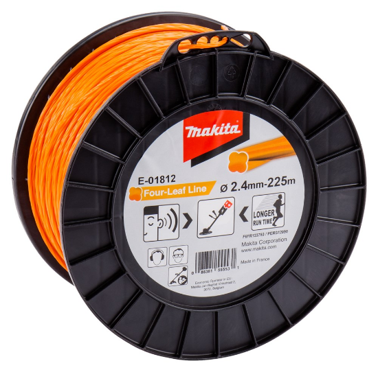 Afbeeldingen van Makita Maaidraad - 2,4mm x 225 meter - oranje 