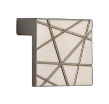 Afbeeldingen van Siro Meubelgreep metaal - boorafstand 32mm/L 39mm/H 23mm/B 39mm RVS effect 