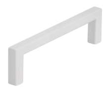 Afbeeldingen van Siro Meubelgreep metaal - boorafstand 96mm/L 104mm/H 28mm/B 8mm wit 