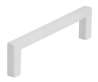 Afbeeldingen van Siro Meubelgreep metaal - boorafstand 96mm/L 104mm/H 28mm/B 8mm wit 