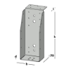 Afbeeldingen van GB Balkdrager GBS-LL 100x250 1,5 Sendzimir Verzinkt