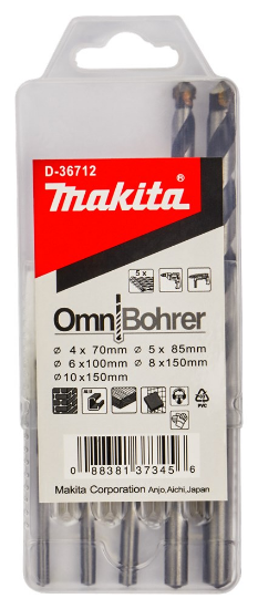 Afbeeldingen van Makita Multiborenset 5-Delig D-36712