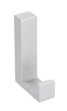 Afbeeldingen van Siro Kapstokhaak metaal - boorafstand 32mm/L 61mm/H 40mm/B 15mm aluminium 