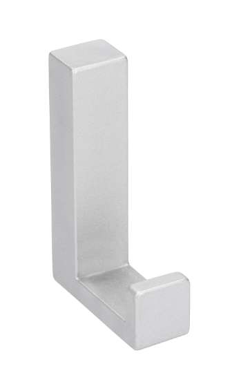 Afbeeldingen van Siro Kapstokhaak metaal - boorafstand 32mm/L 61mm/H 40mm/B 15mm aluminium 