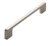 Afbeeldingen van Siro Meubelgreep metaal - boorafstand 192mm/L 204mm/H 30mm/B 9mm RVS effect 