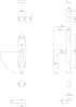 Afbeeldingen van INTERSTEEL Raamespagnolet Ton 400 links nikkel/ebbenhout 5620