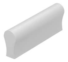 Afbeeldingen van Siro Meubelgreep metaal - boorafstand 32mm/L 64mm/H 23mm/B 12mm mat aluminium 