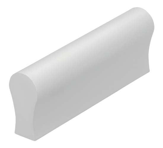 Afbeeldingen van Siro Meubelgreep metaal - boorafstand 32mm/L 64mm/H 23mm/B 12mm mat aluminium 