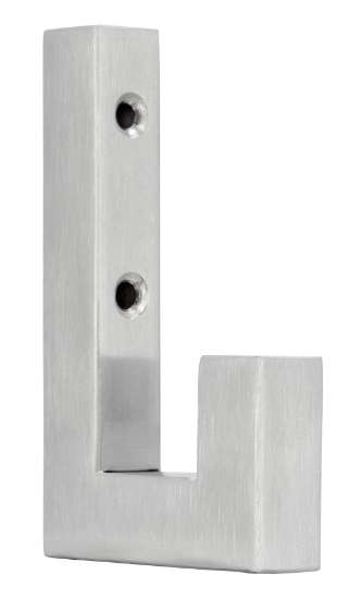 Afbeeldingen van Siro Kapstokhaak metaal - boorafstand 32mm/L 95mm/H 57mm/B 16mm RVS 