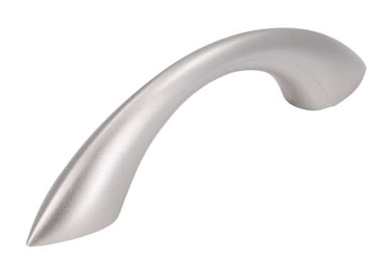 Afbeeldingen van Siro Meubelgreep kunststof - boorafstand 64mm/L 96mm/H 25mm/B 12mm nikkel mat 
