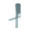 Afbeeldingen van GB gordingklos spiegel - 125x125-250mm 35x35x2mm - sendzimir verzinkt