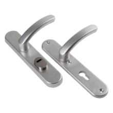 Afbeeldingen van Ami Veiligheidslangschild 250/15 Rotaveer Deurkruk 378 - KT PC92 deurdikte 38/42mm - F1 