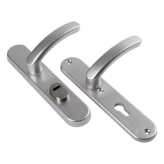 Afbeeldingen van Ami Veiligheidslangschild 250/15 Rotaveer Deurkruk 378 - KT PC92 deurdikte 38/42mm - F1 