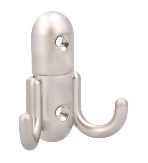 Afbeeldingen van Siro Kapstokhaak metaal - boorafstand 32mm/L 60mm/H 23mm/B 56mm - nikkel mat 