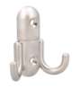 Afbeeldingen van Siro Kapstokhaak metaal - boorafstand 32mm/L 60mm/H 23mm/B 56mm - nikkel mat 