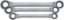 Afbeeldingen van Gedore Red Ringratel-steeksleutelset SW 8-19 mm, 6 delig