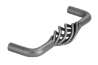 Afbeeldingen van Siro Meubelgreep metaal - boorafstand 96mm/L 104mm/H 38mm/B 20mm - antiek tin 