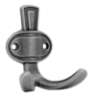 Afbeeldingen van Siro Kapstokhaak metaal - boorafstand 32mm/L 76mm/H 45mm/B 67mm - antiek ijzer 