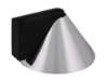 Afbeeldingen van Siro Deurstop metaal - L 39mm/H 25mm/B 43mm - chroom glanzend/zwart 