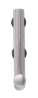 Afbeeldingen van Siro Kapstokhaak metaal - boorafstand 32mm/L 83mm/H 65mm/B 17mm - RVS 