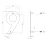 Afbeeldingen van INTERSTEEL Huisnummer 9 150x2mm rvs geborsteld 4020