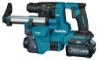 Afbeeldingen van Makita accu combihamer HR010GD201 XGT 40V Max 2x2,5 Ah accu - inclusief snellader en stofafzuiging in Mbox