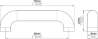 Afbeeldingen van Siro Meubelgreep hout - boorafstand 96mm/L 112mm/H 32mm/B 16mm eiken 