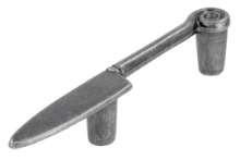 Afbeeldingen van Siro Meubelgreep metaal - boorafstand 64mm/L 112mm/H 22mm/B 15mm - tin 