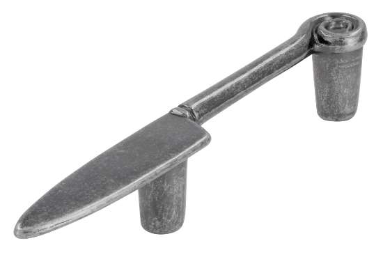 Afbeeldingen van Siro Meubelgreep metaal - boorafstand 64mm/L 112mm/H 22mm/B 15mm - tin 