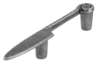 Afbeeldingen van Siro Meubelgreep metaal - boorafstand 64mm/L 112mm/H 22mm/B 15mm - tin 