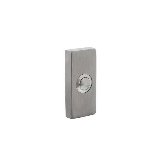 Afbeeldingen van INTERSTEEL Beldrukker rechthoekig verdekt 65x30x10mm rvs 3990