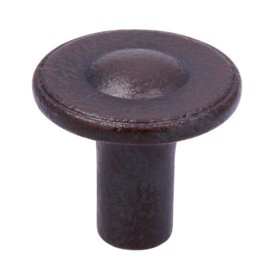 Afbeeldingen van Siro Meubelknop metaal - L 30mm/H 28mm/B 30mm roestbruin 
