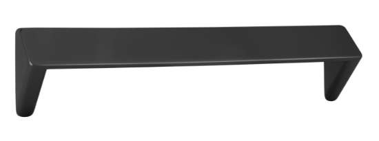 Afbeeldingen van Siro Schelpgreep metaal - boorafstand 160mm/L 168mm/H 23mm/B 39mm mat zwart chroom 