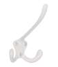Afbeeldingen van Siro Kapstokhaak metaal - boorafstand 20x22x22mm/L 108mm/H 88mm/B 76mm - wit 