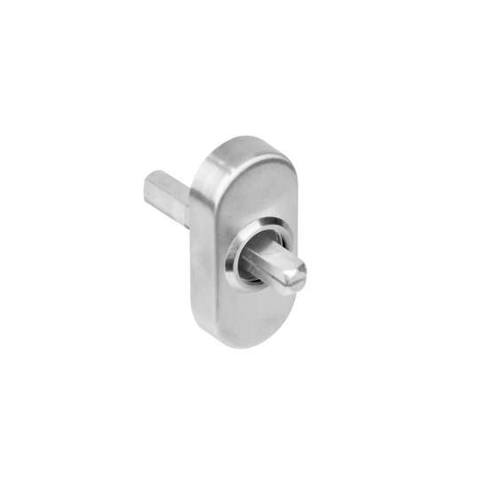 Afbeeldingen van INTERSTEEL Basisplaat tbv raamkruk hals ø16, stift 7x32mm RVS 6050