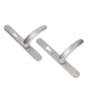 Afbeeldingen van Ami veiligheids smalschildgarnituur 257/32/2 rotaveer deurkruk 378 - PC92  - senioren - 70 mm - F1