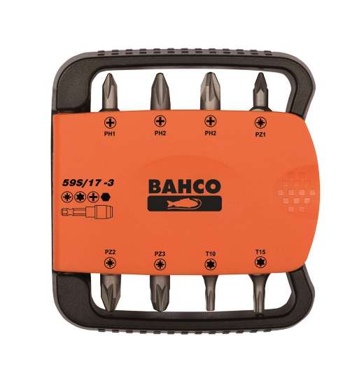 Afbeeldingen van Bahco bits set 17 Delig pz,ph,torx,hex