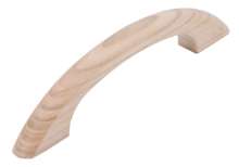 Afbeeldingen van Siro Meubelgreep hout - boorafstand 96mm/L 133mm/H 29mm/B 13mm essen 